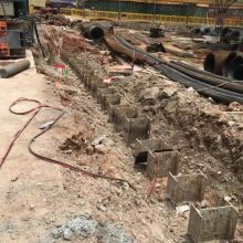 华发地产荔湾荟H型钢基坑支护